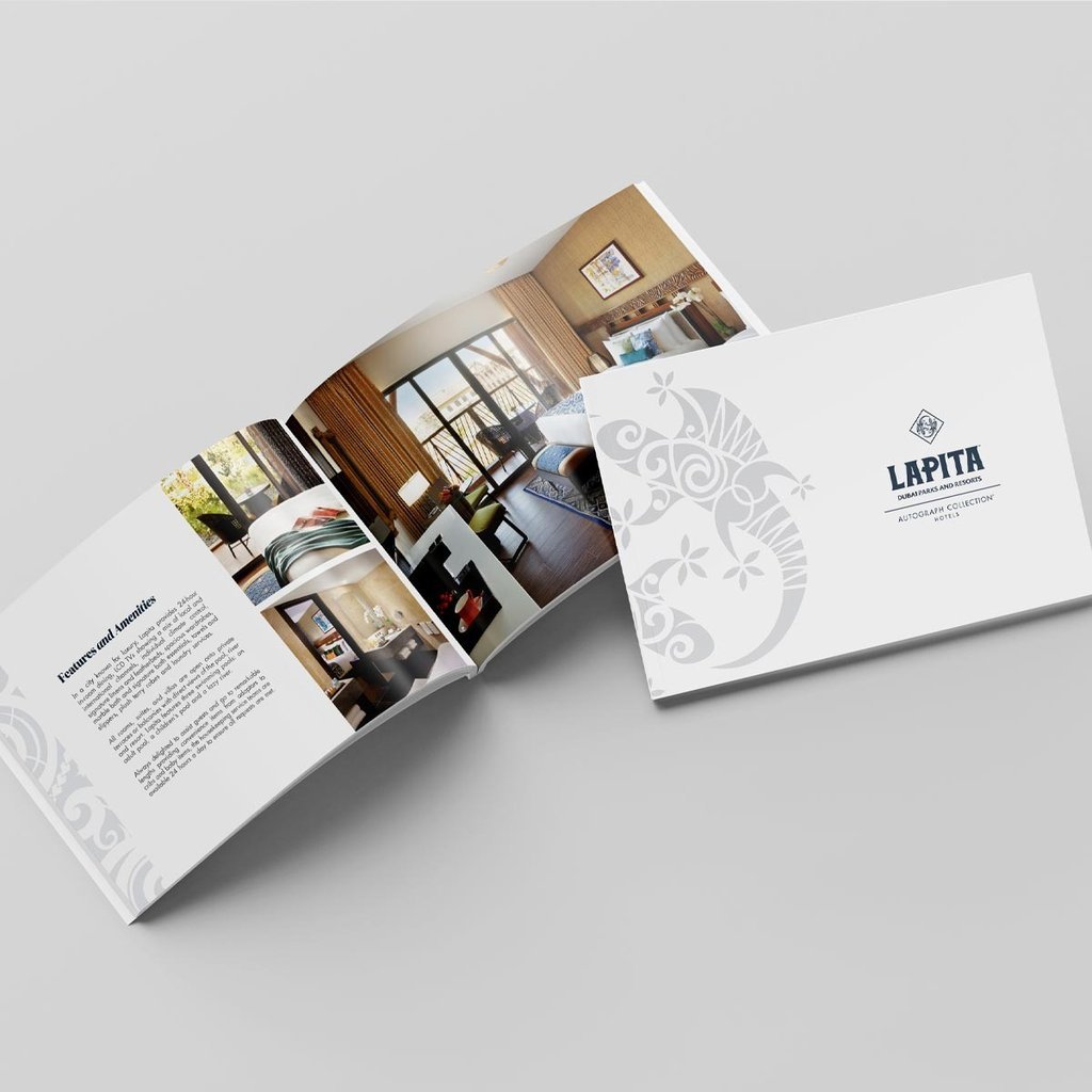 Lapita Dubai Parks and Resorts, promotional brochure