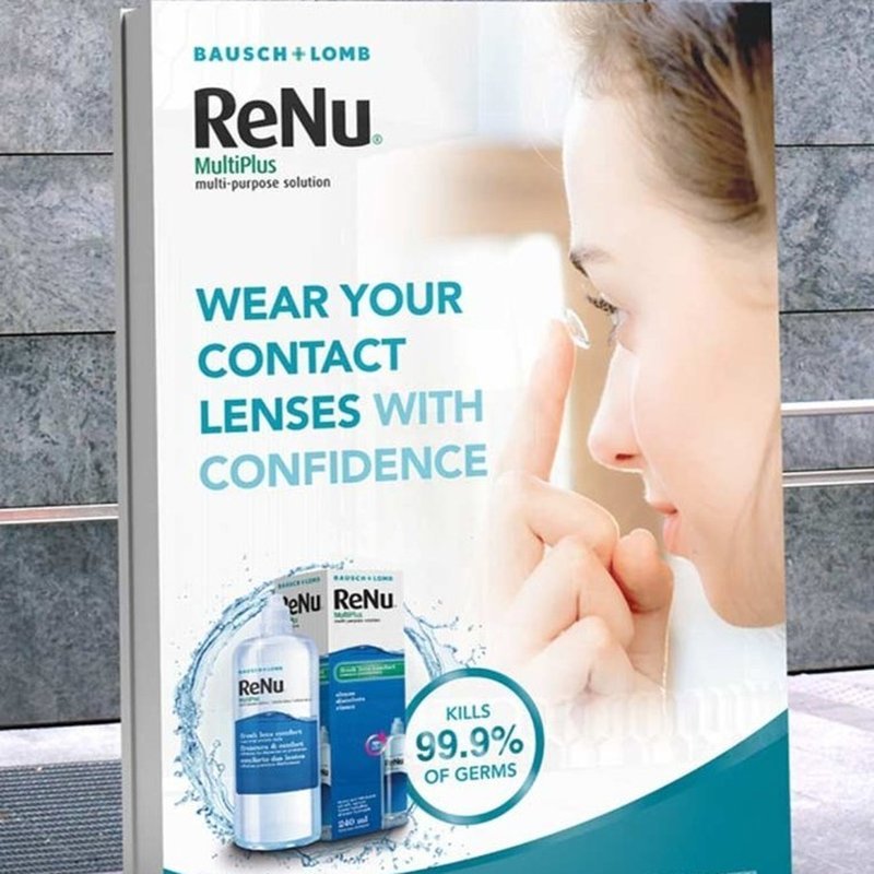 Bausch + Lomb ReNu, OOH advertising